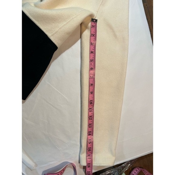 Talbot Black and Ivory Short Wool Jacket Size 2 XS/S - Picture 6 of 11